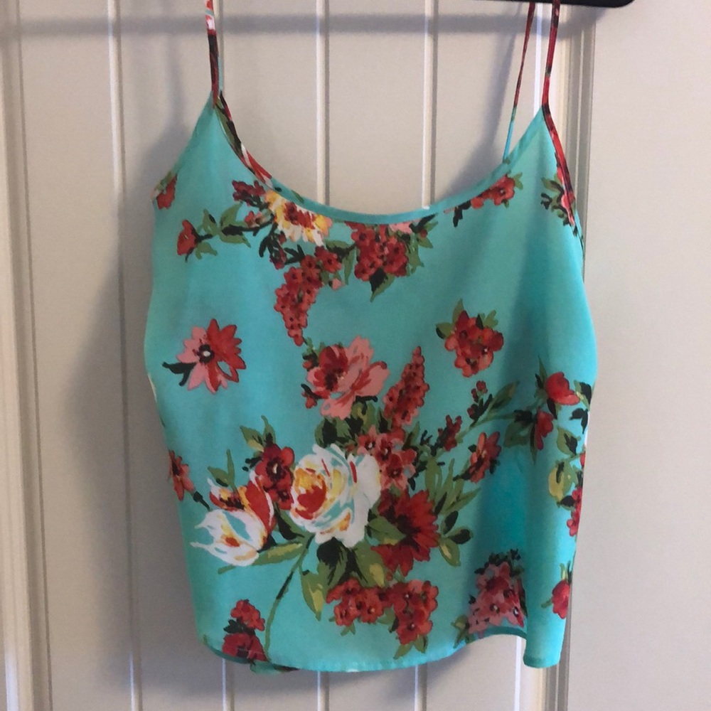 Flowered tank top